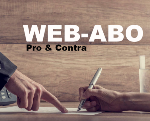 Web-Abo - Pro & Contra