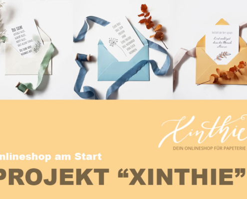 Projekt "Xinthie - Onlineshop" am Start