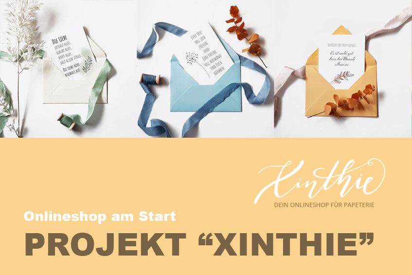 Projekt "Xinthie - Onlineshop" am Start